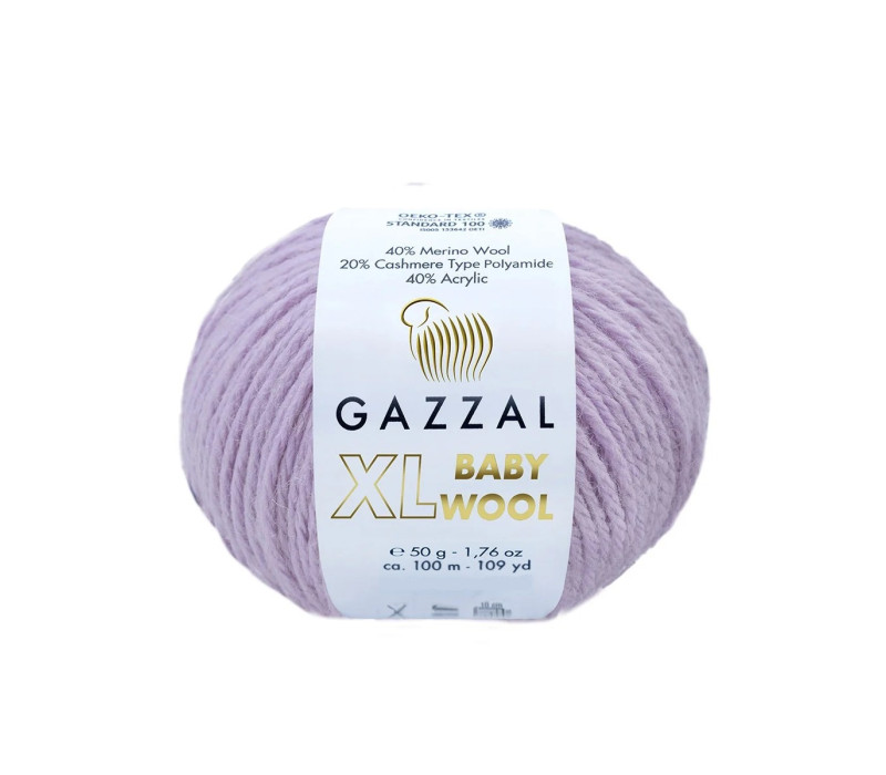 Пряжа Gazzal Baby Wool XL 823 Пряжа Gazzal Baby Wool XL 823