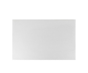 Пластикова канва для сумки ПРЯМОКУТНА, біла, 51x33см, ячейка 2.5мм (kp037)