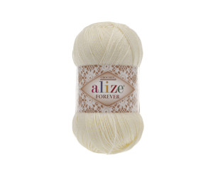 Пряжа Alize Forever Chrochet 01 Cream