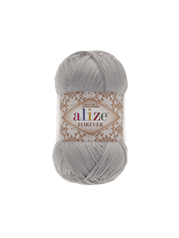 Пряжа Alize Forever Chrochet 52 Light Grey