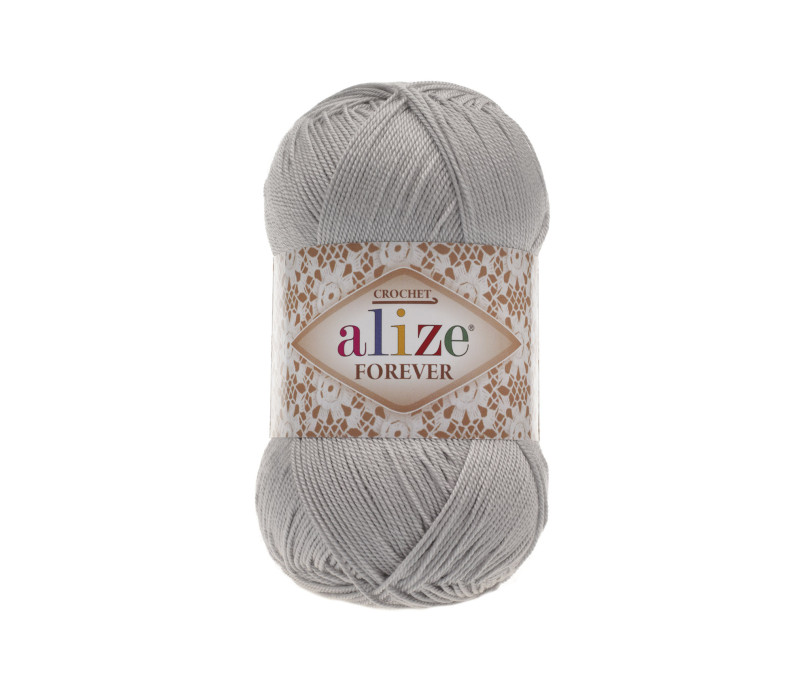 Пряжа Alize Forever Chrochet 52 Light Grey Пряжа Alize Forever Chrochet 52 Light Grey