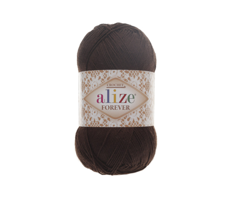Пряжа Alize Forever Chrochet 26 Brown Пряжа Alize Forever Chrochet 26 Brown