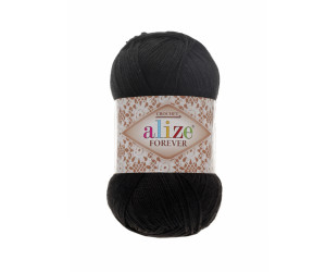 Пряжа Alize Forever Chrochet 60 Black