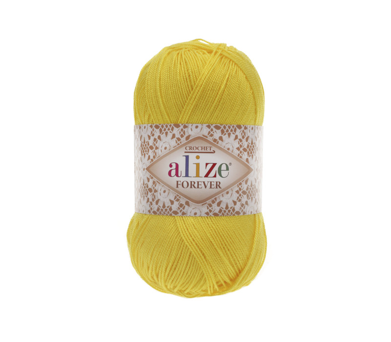 Пряжа Alize Forever Chrochet 110 Yellow