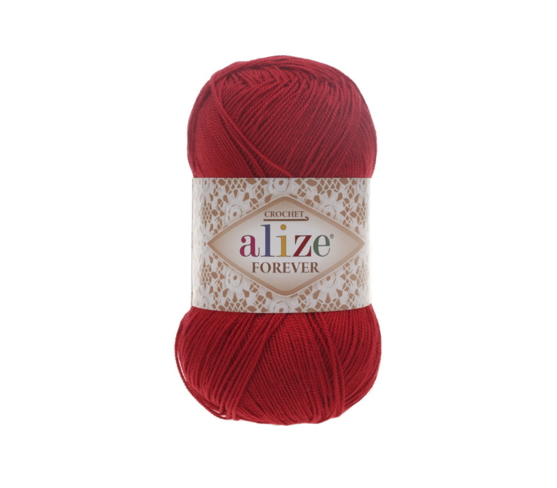 Пряжа Alize Forever Chrochet 106 Red