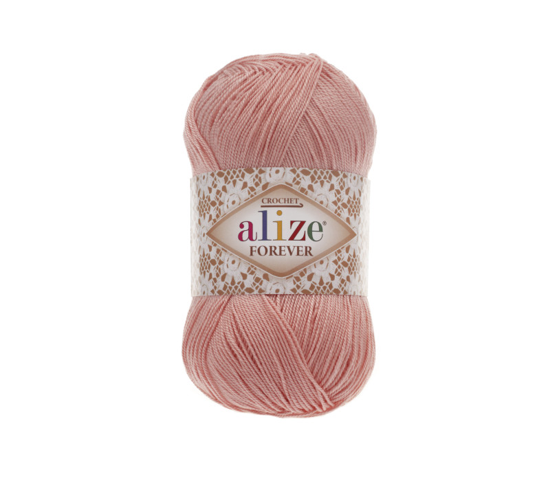 Пряжа Alize Forever Chrochet 144 Salmon Pink
