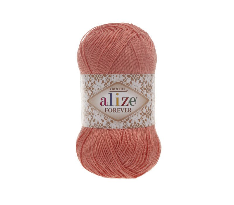 Пряжа Alize Forever Chrochet 619 Coral Пряжа Alize Forever Chrochet 619 Coral