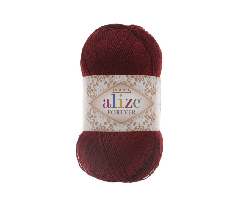 Пряжа Alize Forever Chrochet 339 Bordeaux
