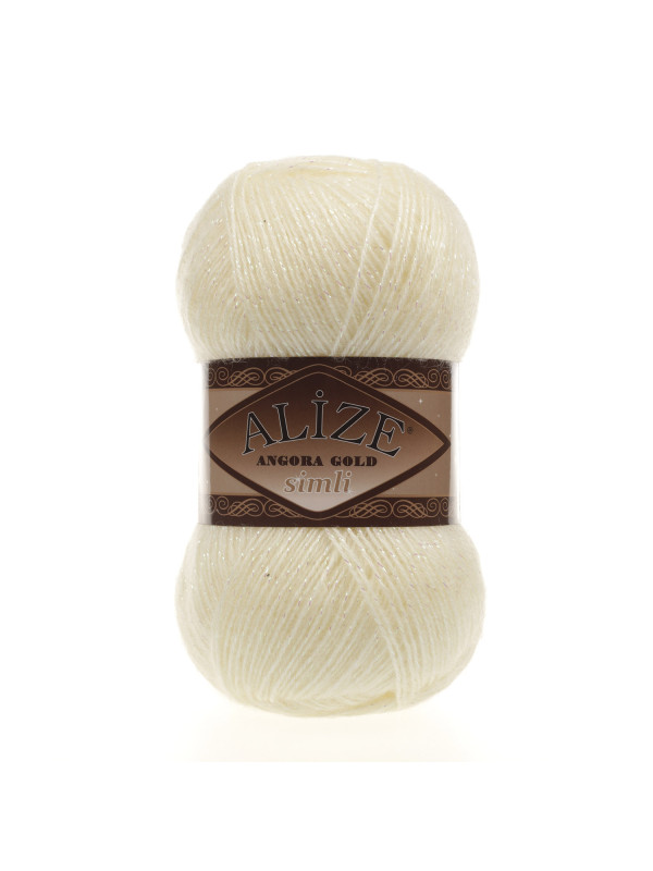 Пряжа Alize Angora Gold Simli 01