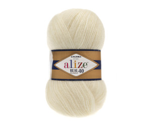 Пряжа Alize Angora Real 40 цвет 01