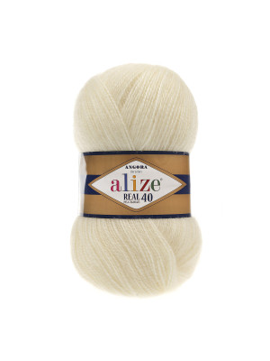 Пряжа Alize Angora Real 40 цвет 01