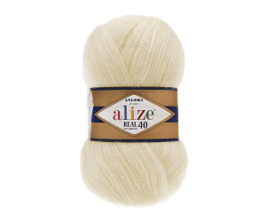 Пряжа Alize Angora Real 40 цвет 01