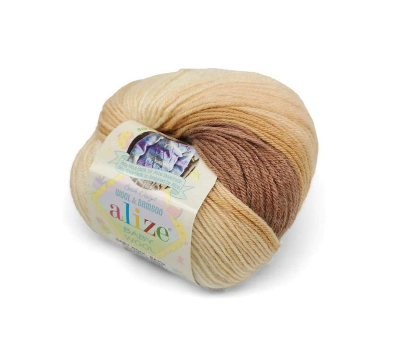 Пряжа Alize Baby Wool Batik 3050