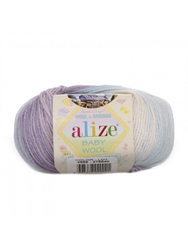 Пряжа Alize Baby Wool Batik 3566