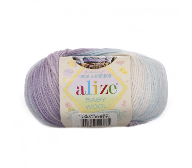 Пряжа Alize Baby Wool Batik 3566