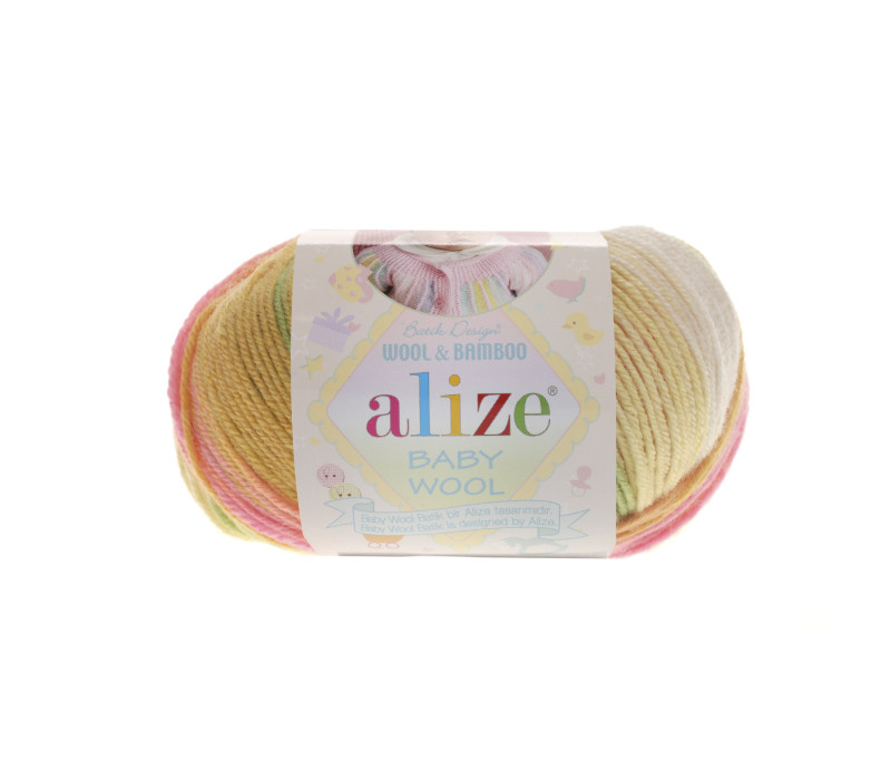 Пряжа Alize Baby Wool Batik 4390 Пряжа Alize Baby Wool Batik 4390