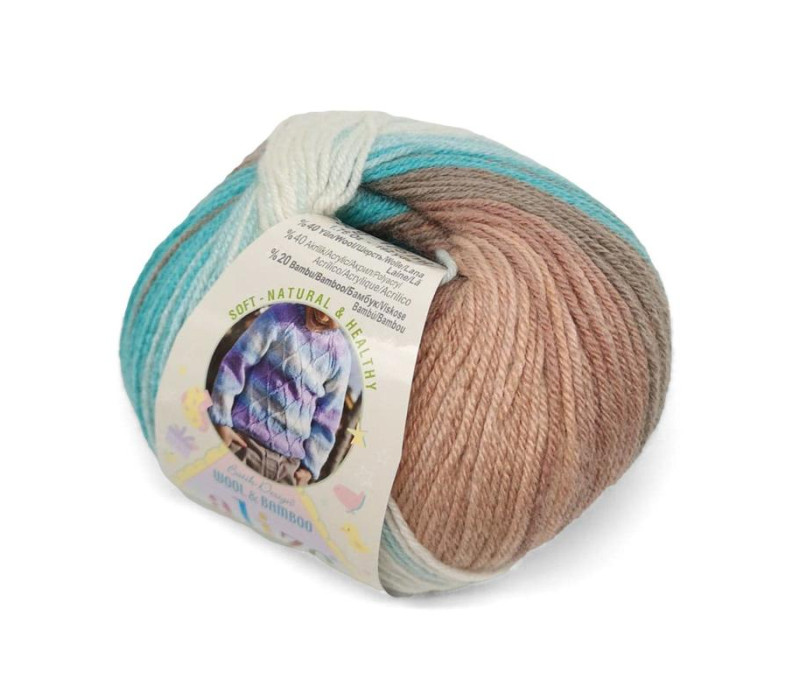 Пряжа Alize Baby Wool Batik 6320