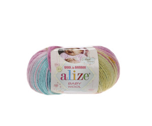 Пряжа Alize Baby Wool Batik 6550