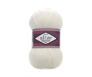 Пряжа Alize Superwash 100 01