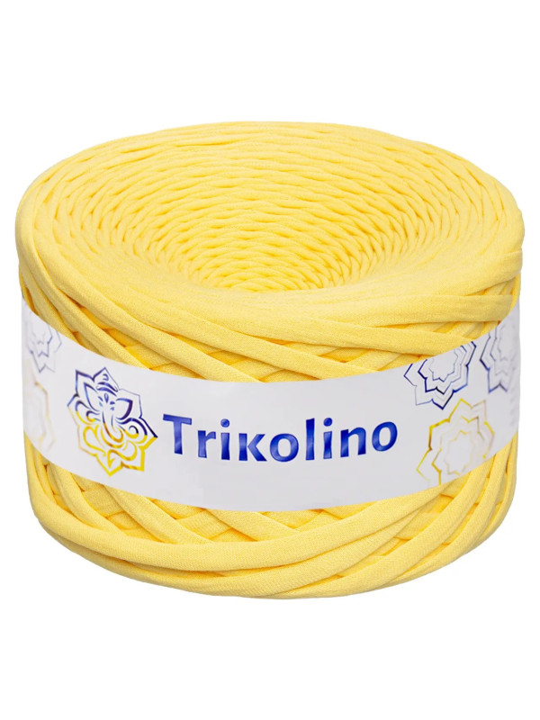 Пряжа трикотажная 7-9 мм "Trikolino" 100м. Лимон 400650