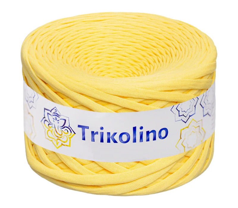 Пряжа трикотажная 7-9 мм "Trikolino" 100м. Лимон 400650