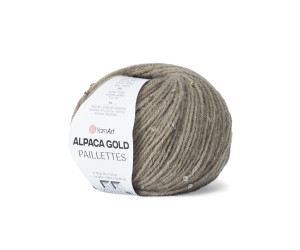 Пряжа Yarnart Alpaca Gold Paillettes 9316