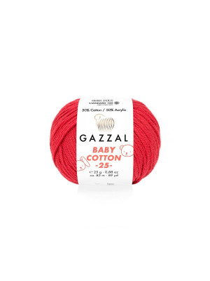 Пряжа Gazzal BabyCotton 25 цвет 3439