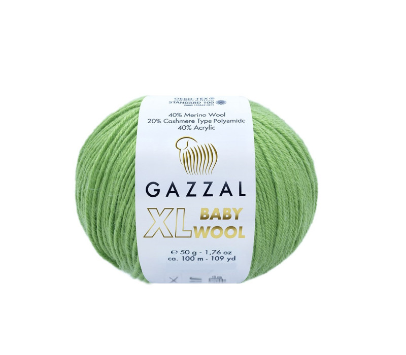 Пряжа Gazzal Baby Wool XL 838 Пряжа Gazzal Baby Wool XL 838
