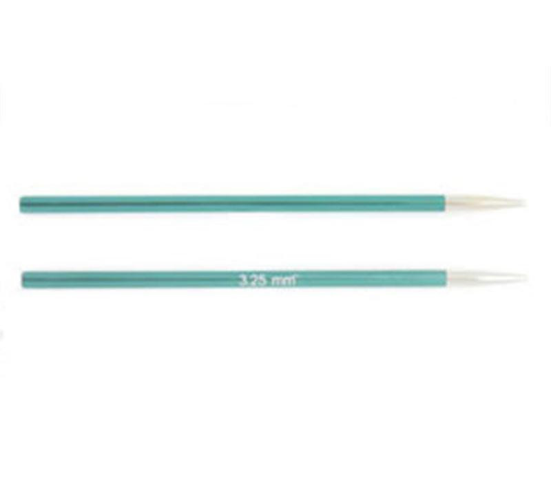 Спицы Съемные короткие 3,25мм Zing KnitPro 47529 Спицы Съемные короткие 3,25мм Zing KnitPro 47529