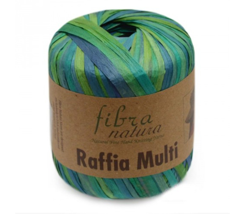 Пряжа FibraNatura Raffia Multi 117-05