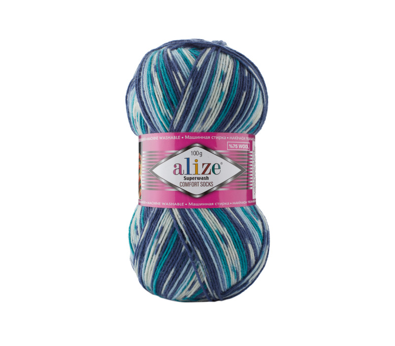 Пряжа Alize Superwash 100 7708 Пряжа Alize Superwash 100 7708