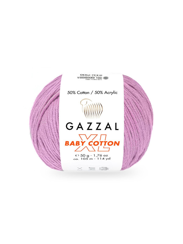 Пряжа Gazzal BabyCotton XL 3422