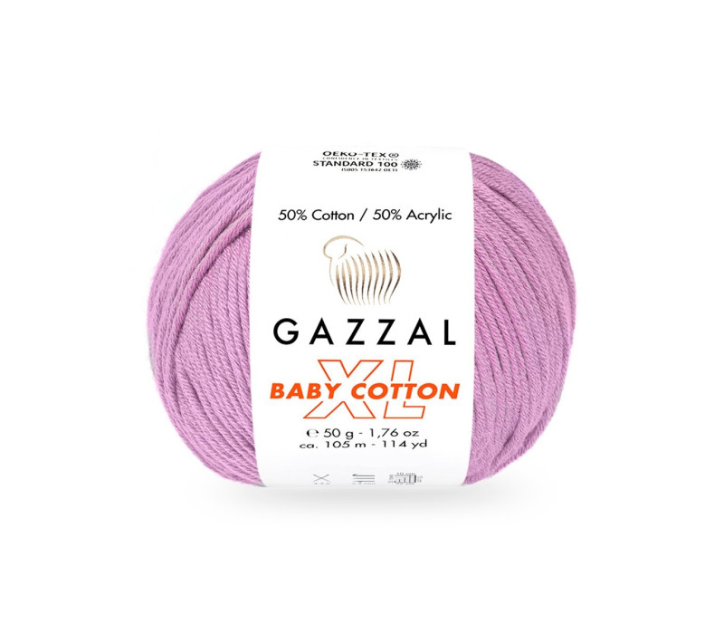 Пряжа Gazzal BabyCotton XL 3422