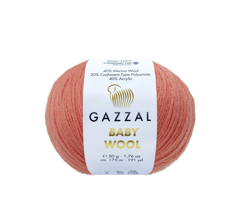 Пряжа Gazzal Baby Wool 819 Пряжа Gazzal Baby Wool 819