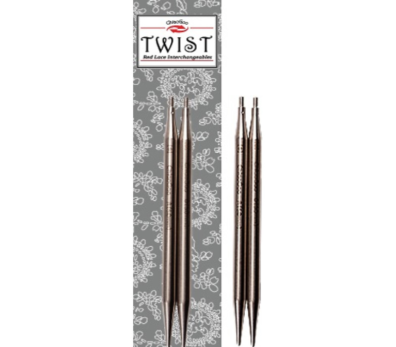 Спиці зйомні 4,5мм 13 см ChiaoGoo Twist 7505-7 Спиці зйомні 4,5мм 13 см ChiaoGoo Twist 7505-7