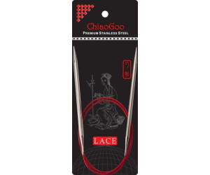 Спиці кругові ChiaoGoo SS RED Lace 2мм (40 см) 7016-0