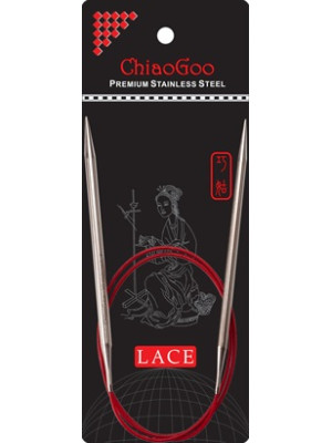 Спиці кругові ChiaoGoo SS RED Lace 2мм (40 см) 7016-0