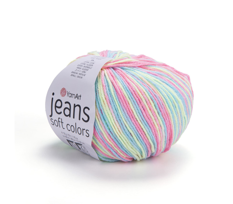 Пряжа YarnArt Jeans Soft Color 6204 Пряжа YarnArt Jeans Soft Color 6204