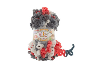 Пряжа Alize Puffy Fine Color 6518