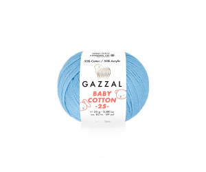 Пряжа Gazzal BabyCotton 25 цвет 3423