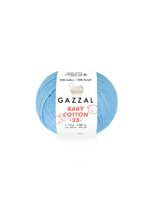 Пряжа Gazzal BabyCotton 25 цвет 3423