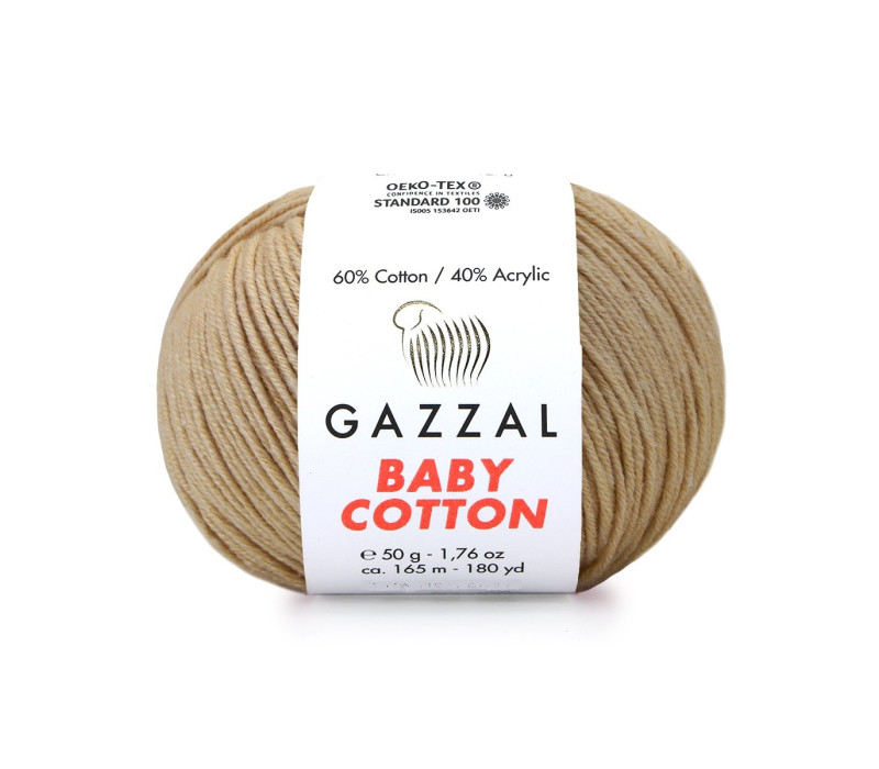 Пряжа Gazzal BabyCotton 3424