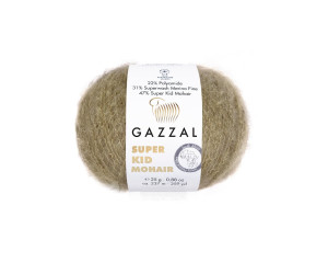 Пряжа Gazzal Super Kid Mohair 64406