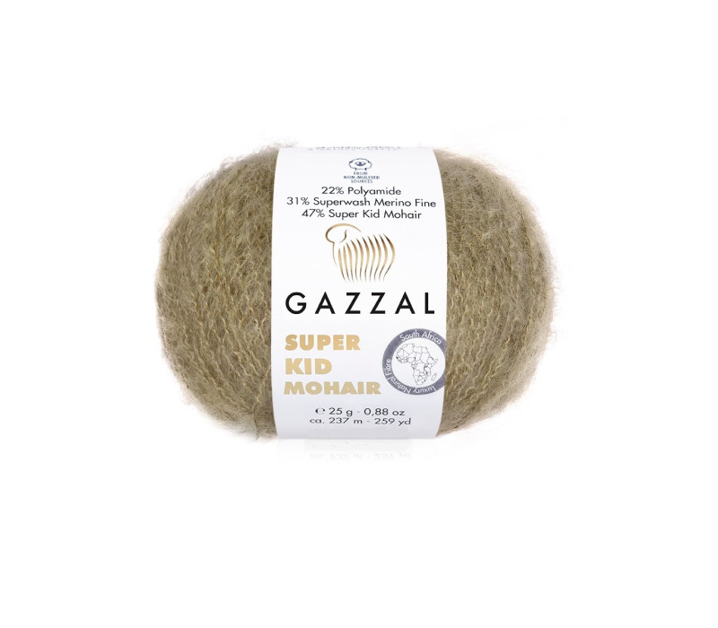 Пряжа Gazzal Super Kid Mohair 64406