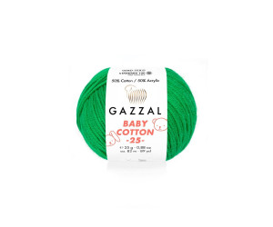 Пряжа Gazzal BabyCotton 25 цвет 3456