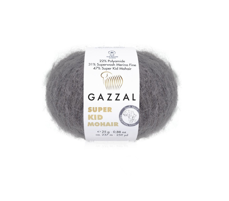 Пряжа Gazzal Super Kid Mohair 64433