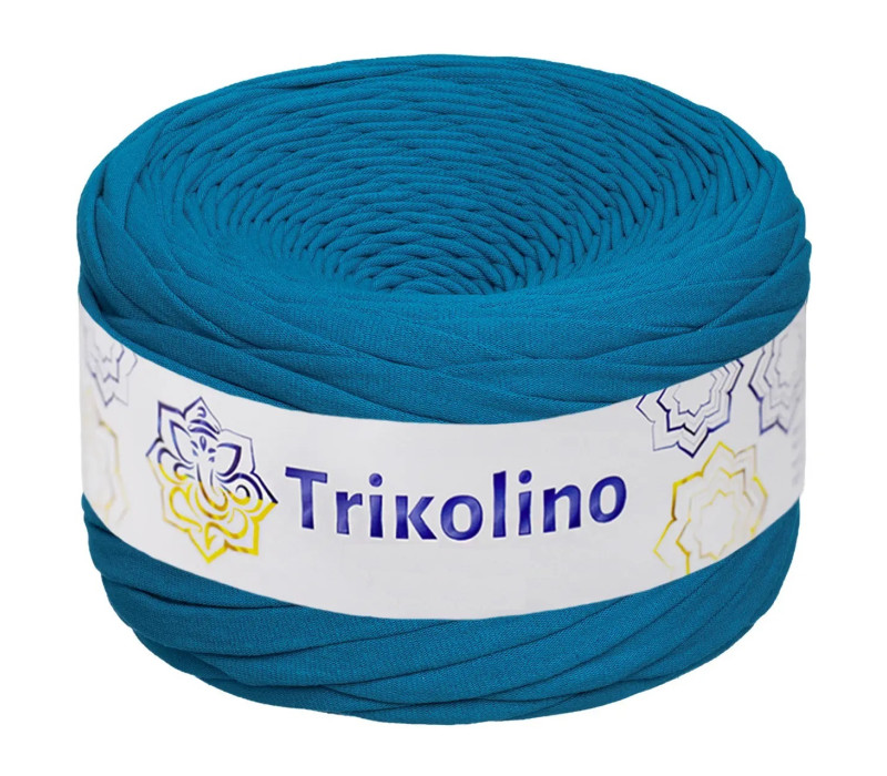 Пряжа трикотажна 7-9 мм "Trikolino" 100м. Блакитний 470011 Пряжа трикотажна 7-9 мм "Trikolino" 100м. Блакитний 470011