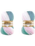 Пряжа Alize Angora Gold Batik 7116