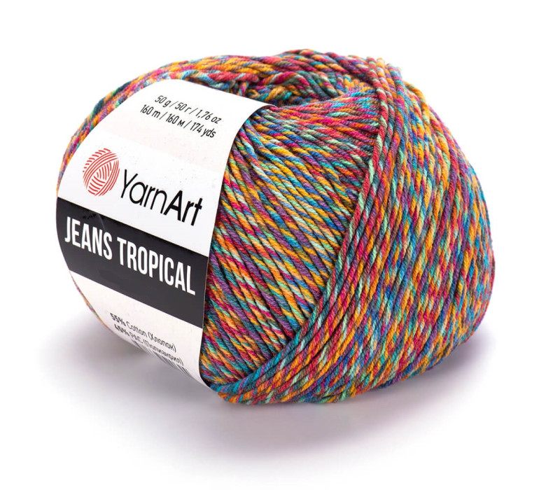 Пряжа YarnArt Jeans Tropical 612