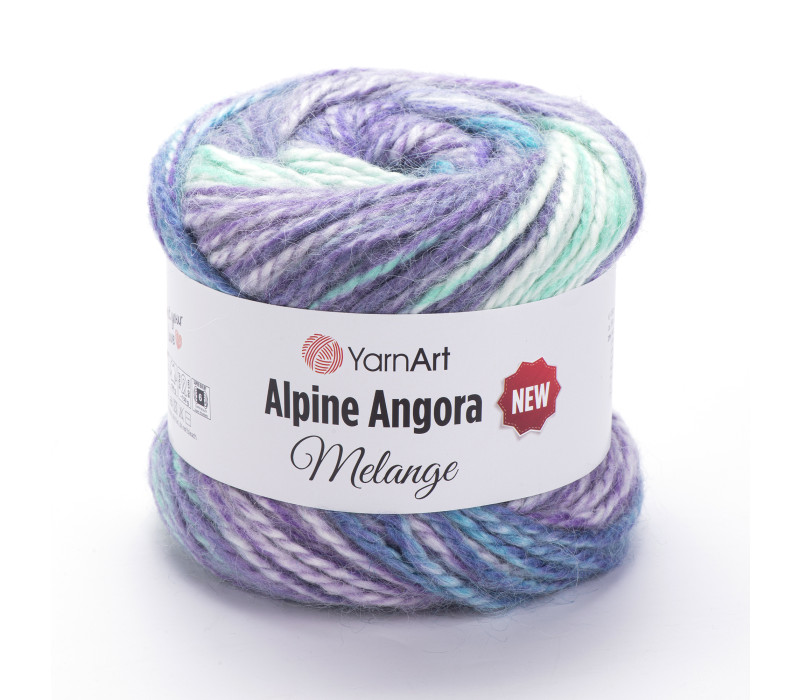 Пряжа YarnArt Alpine Angora Melange New 6412
